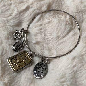 “Hope Anchors the Soul’ bangle bracelet